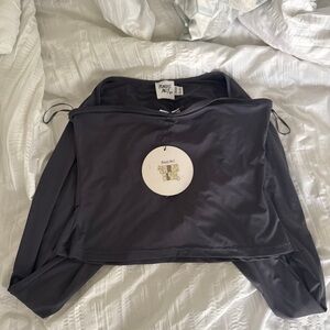 Grey Long Sleeve Top